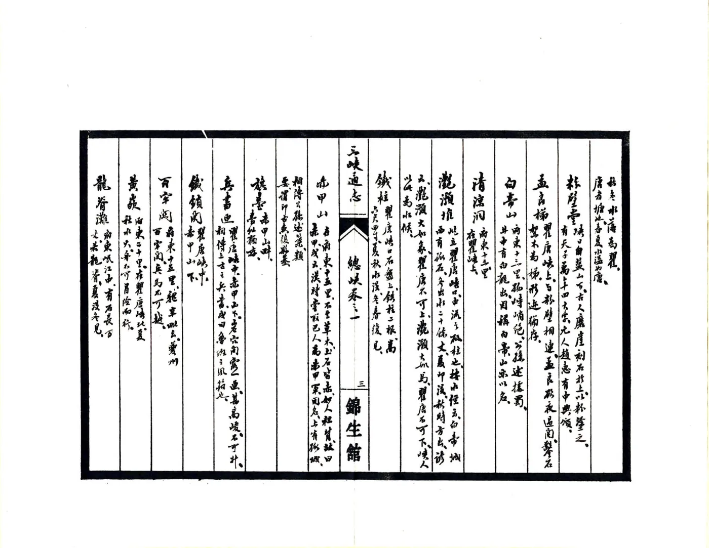 三峡通志（万历） 在线预览第6页