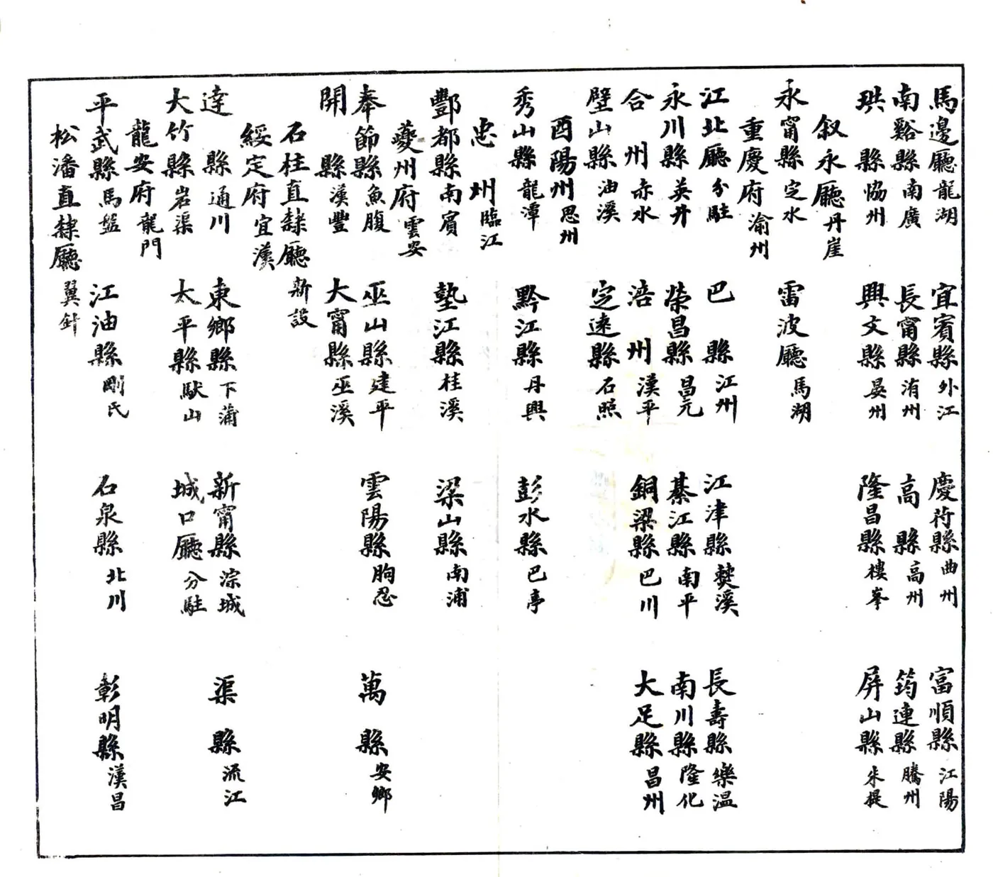 四川省各府直隶厅州图（清末） 在线预览第4页