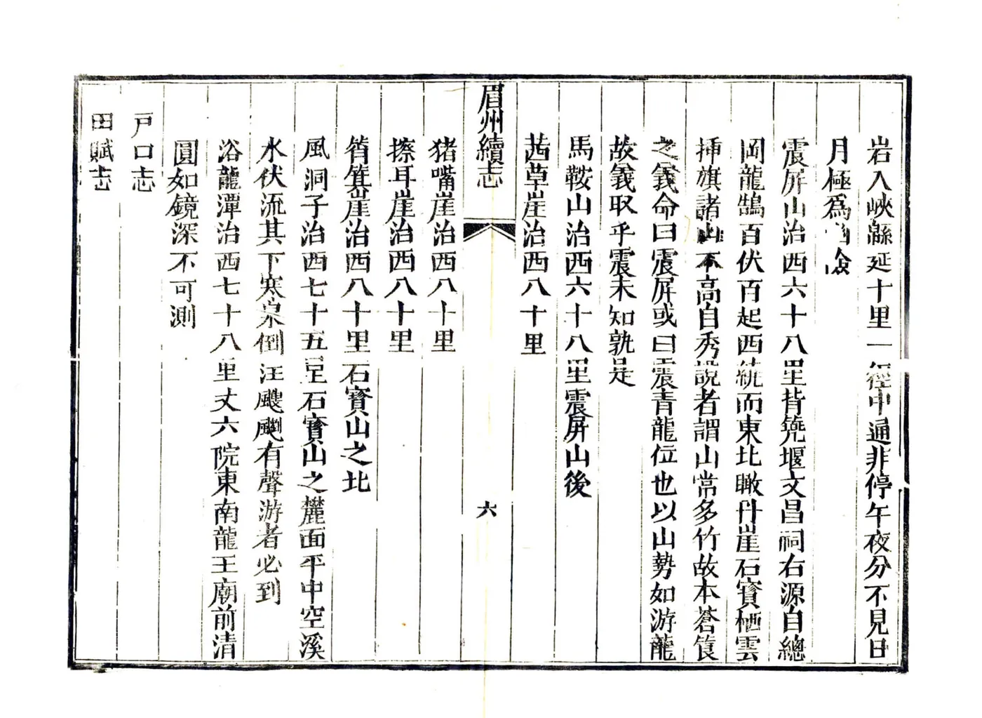 续眉州志略（嘉庆） 在线预览第8页