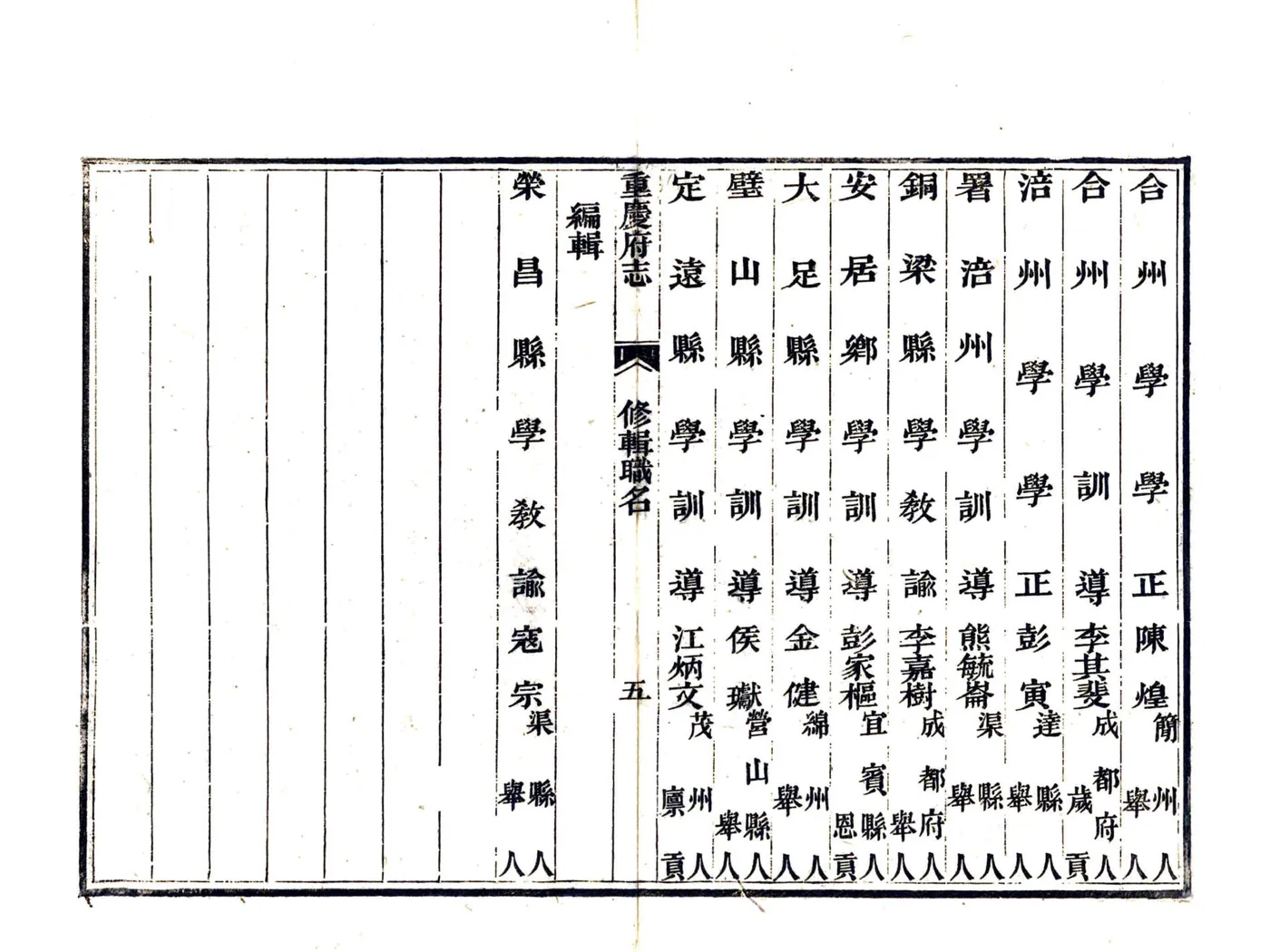 重庆府志（道光） 在线预览第7页