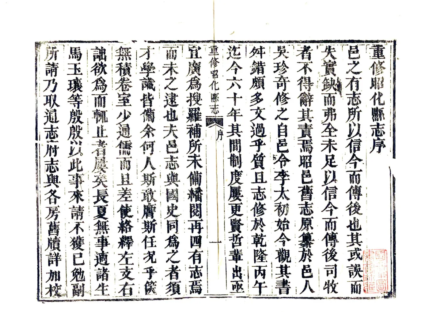 重修昭化县志（道光） 在线预览第3页