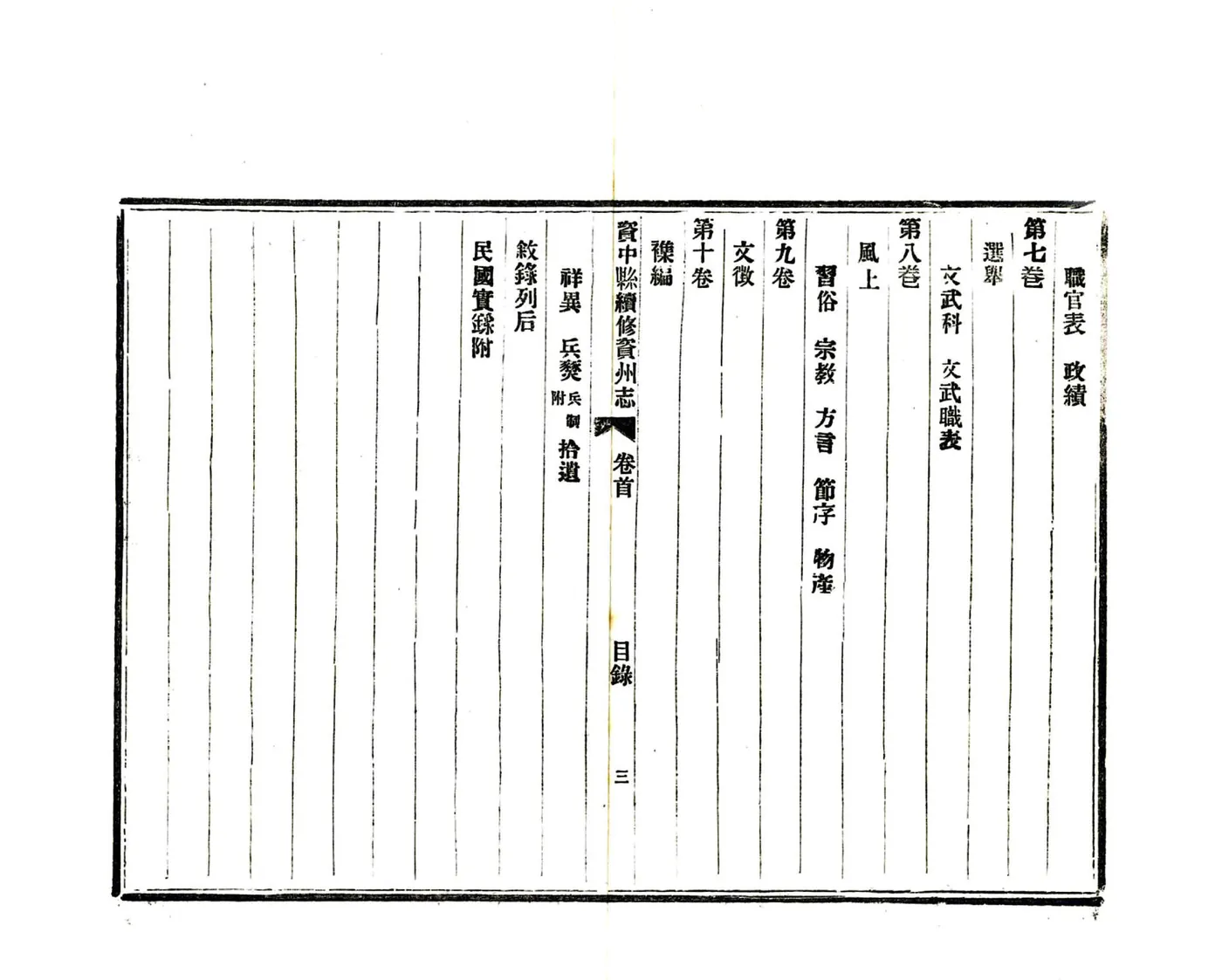 资中县续修资州志（民国） 在线预览第4页