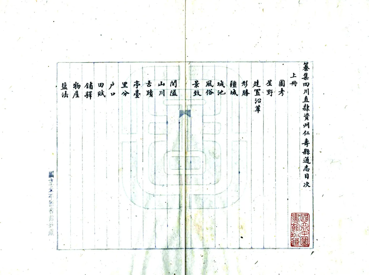 纂集仁寿全志（乾隆） 在线预览第2页