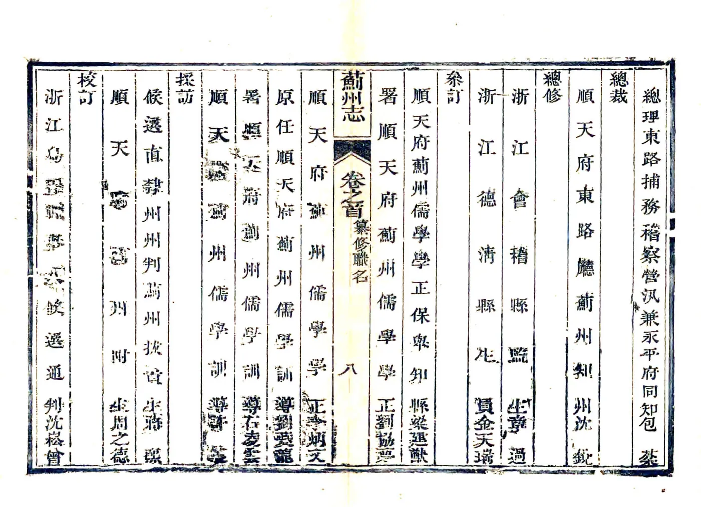 蓟州志（道光） 在线预览第8页