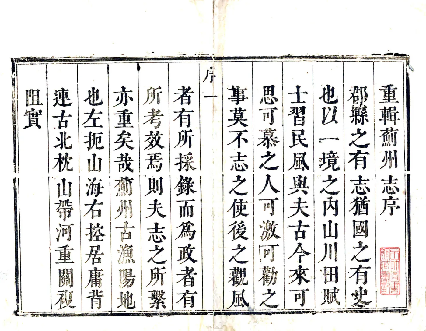 蓟州志（康熙） 在线预览第2页