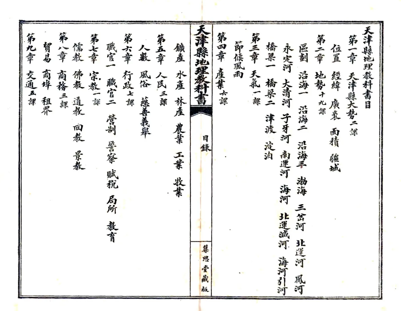天津县地理教科书（民国） 在线预览第3页