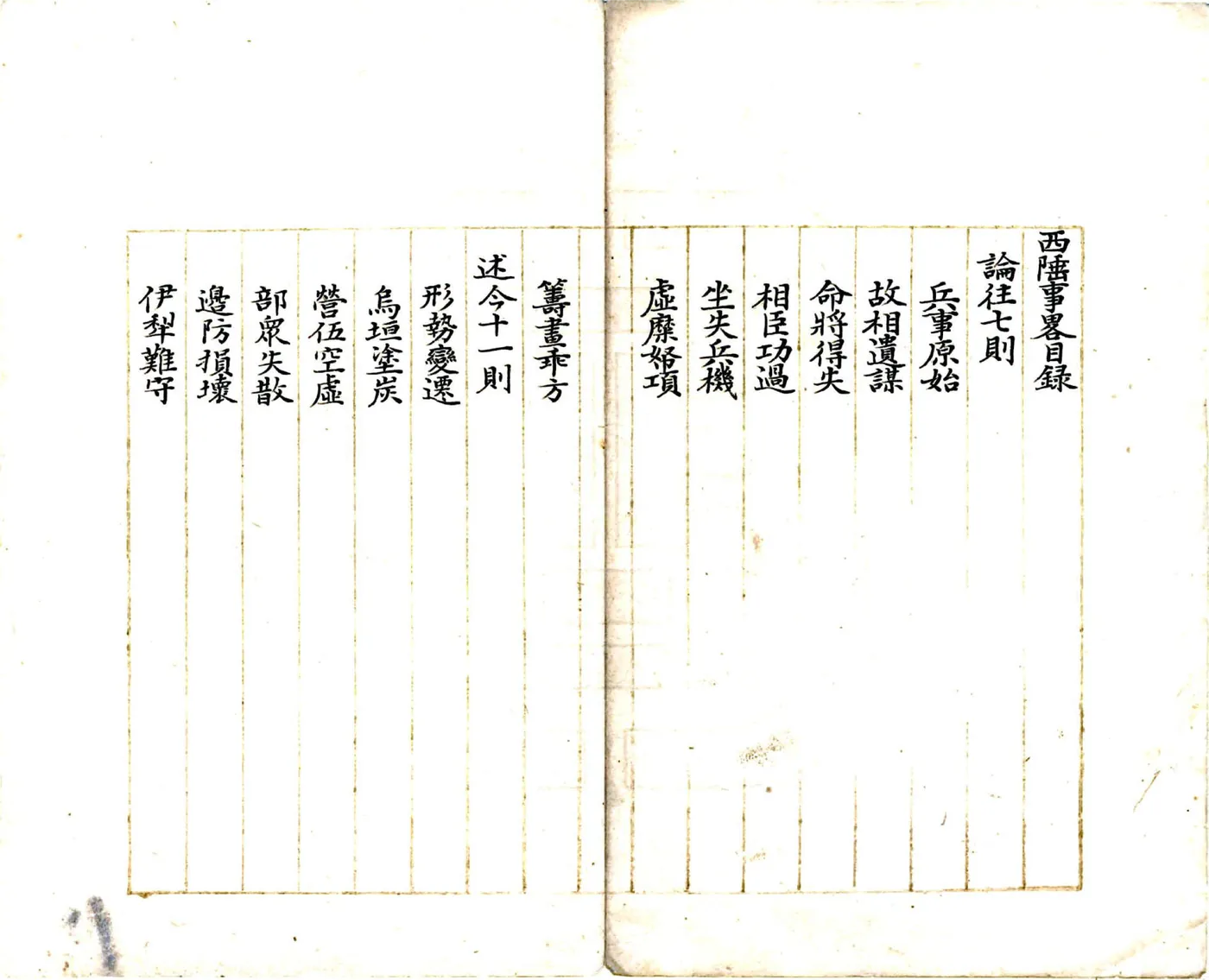 西陲事略（光绪抄本） 在线预览第2页