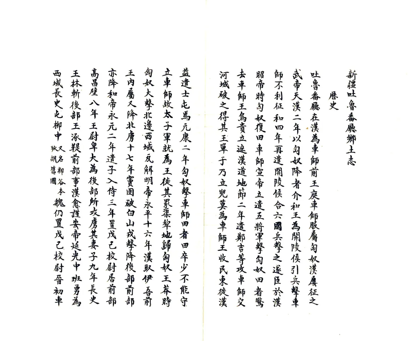 新疆吐鲁番厅乡土志（光绪 民国抄本） 在线预览第5页