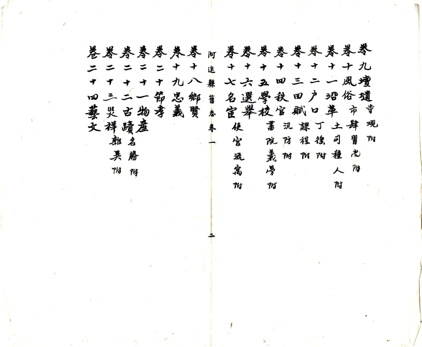 阿迷州志（雍正） 在线预览第3页