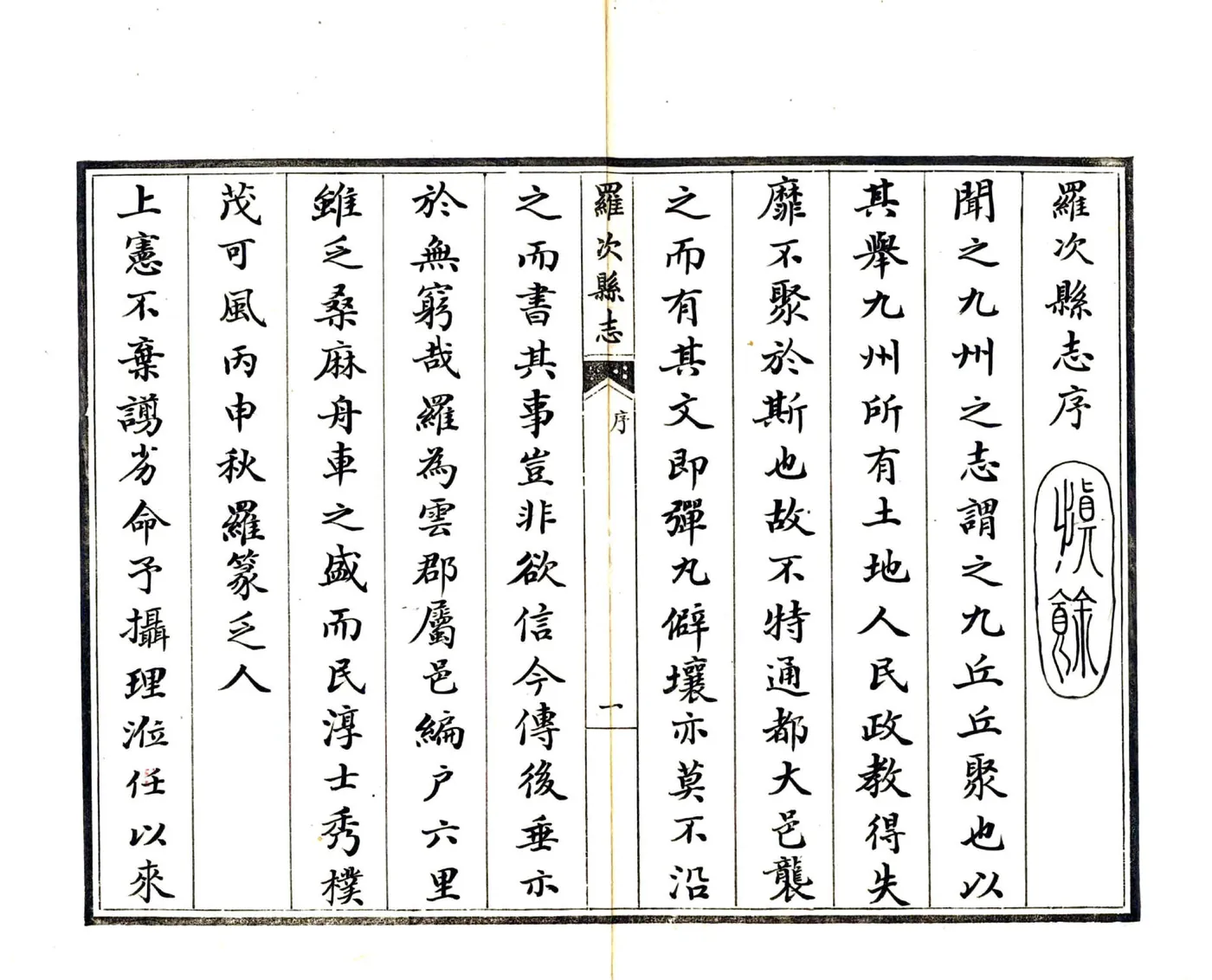 罗次县志（康熙 民国抄本） 在线预览第2页