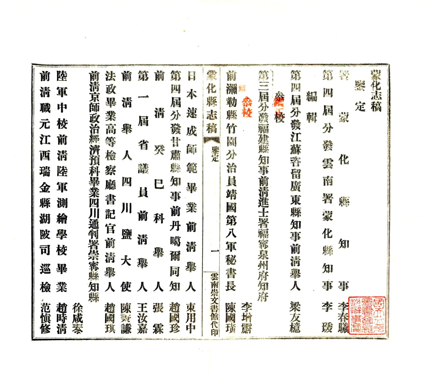 蒙化志稿（民国） 在线预览第2页