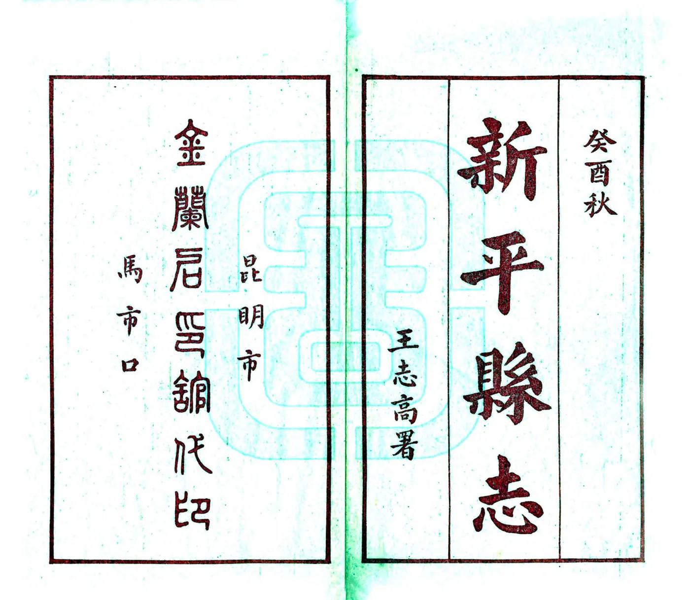 新平县志（民国） 在线预览第2页