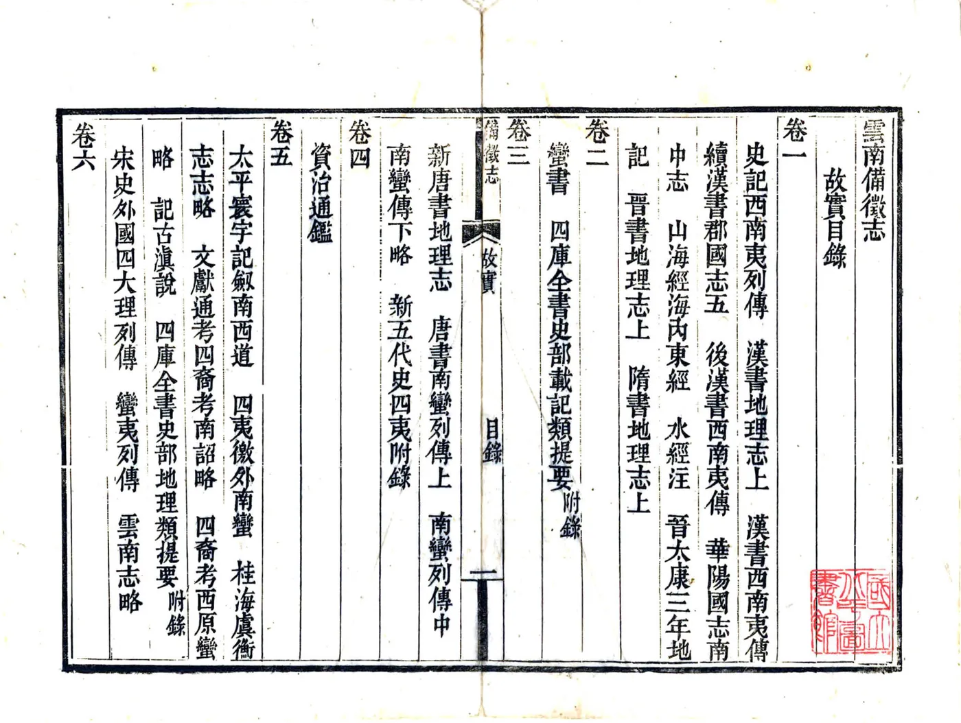 云南备征志（道光） 在线预览第3页