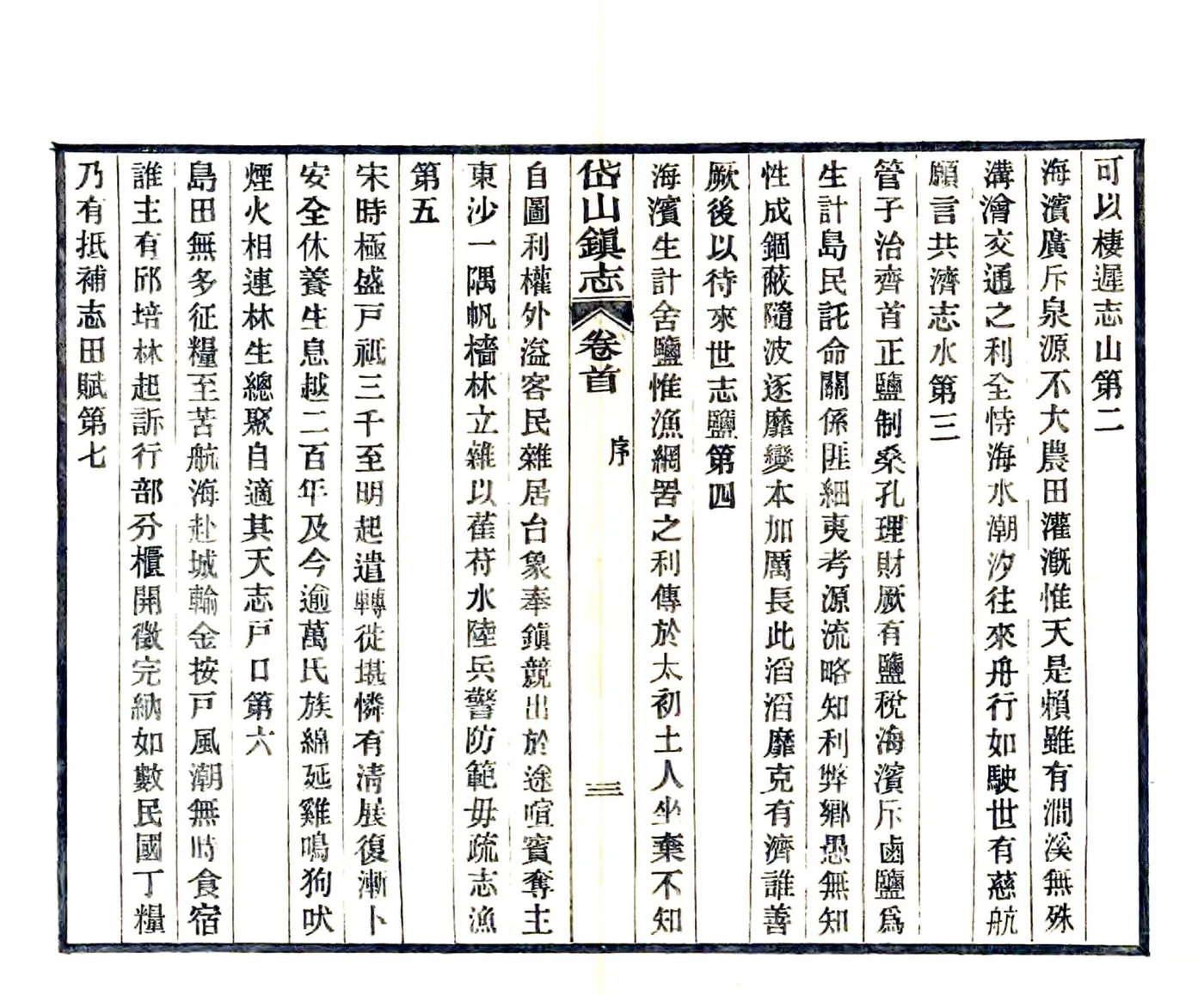 岱山镇志（民国） 在线预览第5页