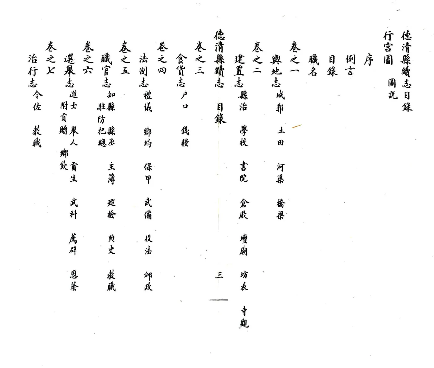 德清县续志（嘉庆） 在线预览第6页