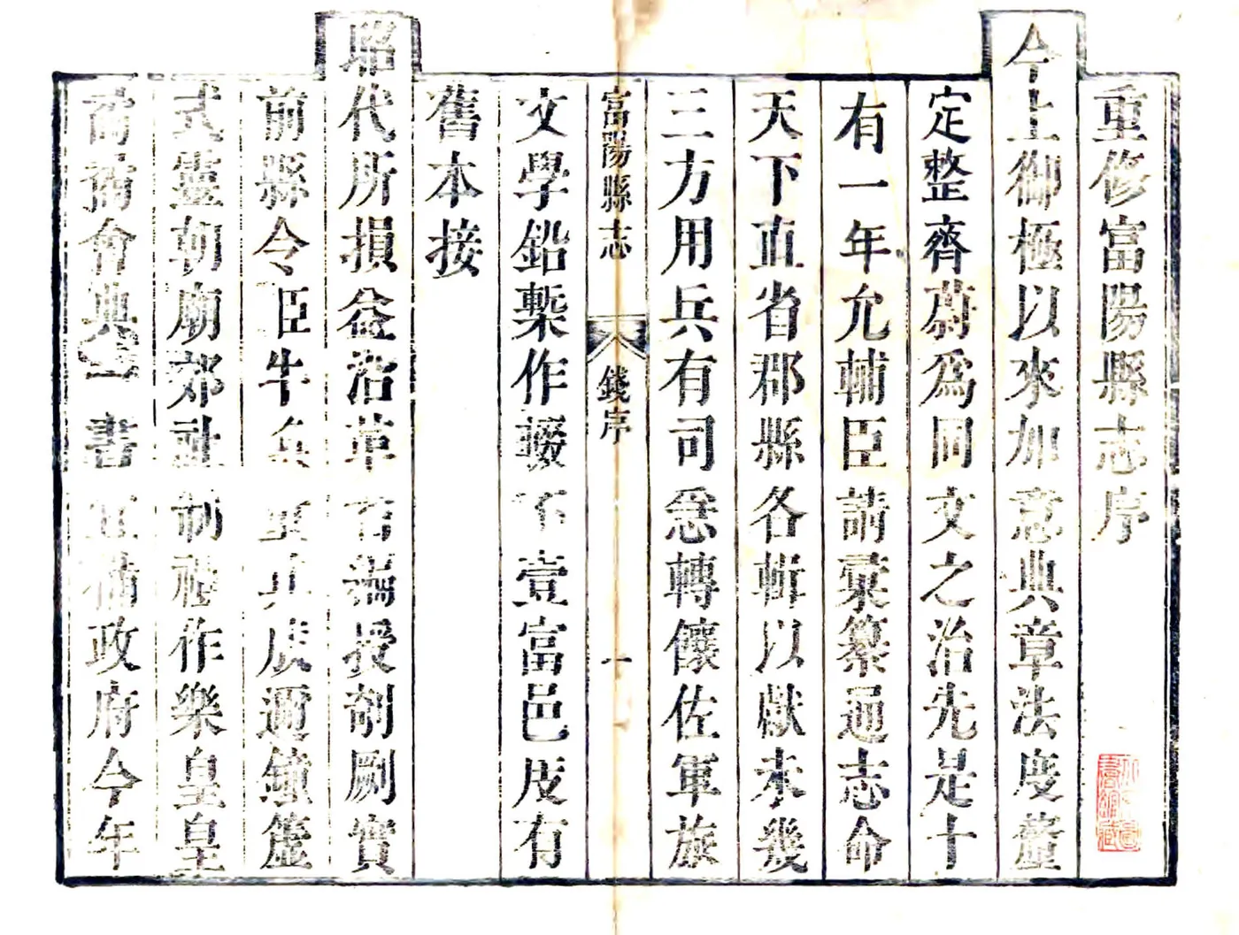 富阳县志（康熙） 在线预览第1页
