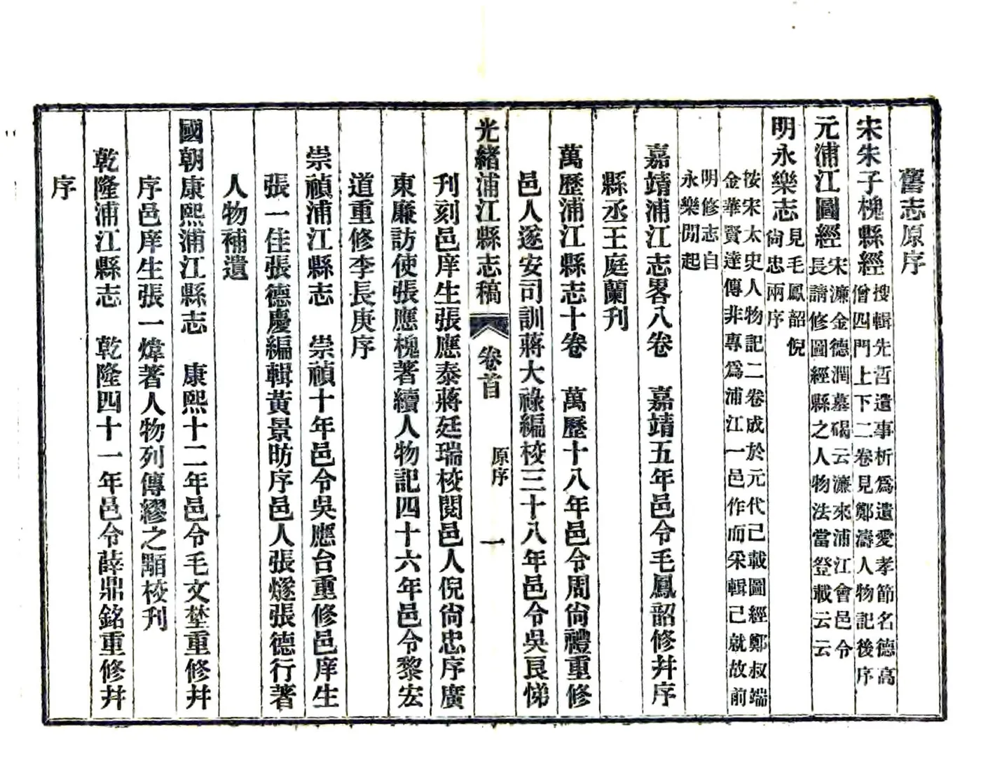 光绪浦江县志（民国铅印） 在线预览第5页