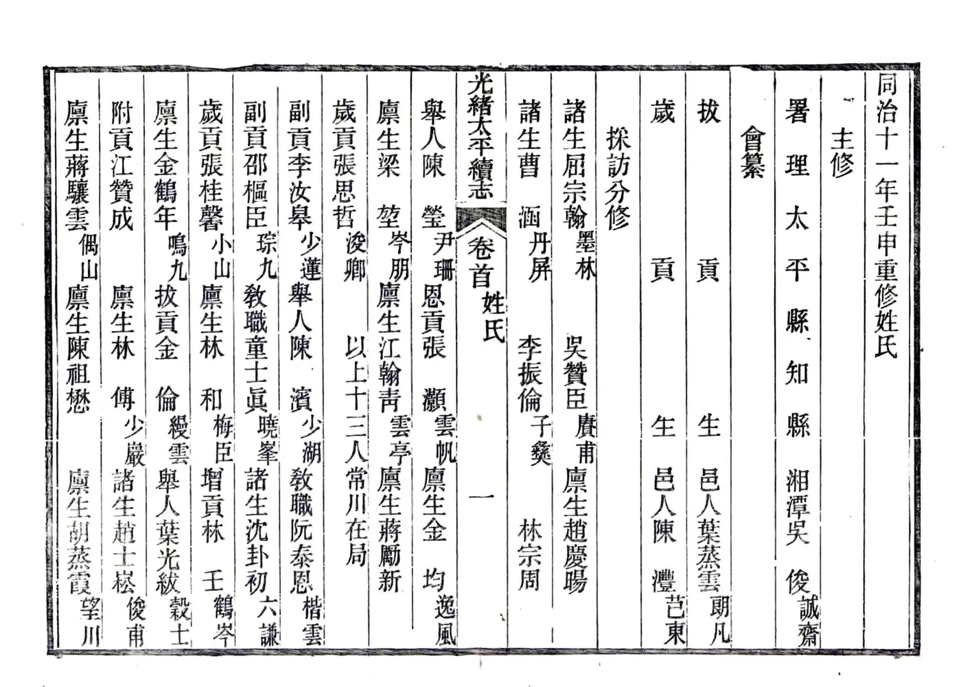 光绪太平续志（光绪） 在线预览第7页