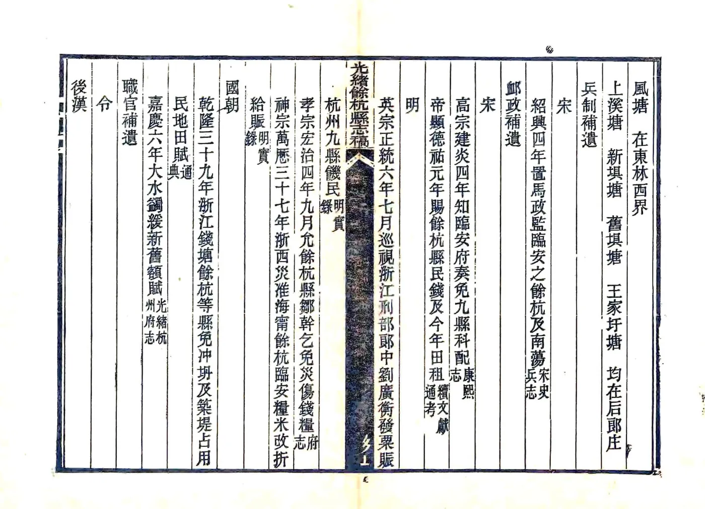 光绪余杭县志稿 在线预览第6页