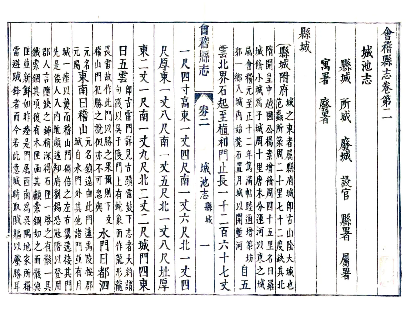 会稽县志（康熙 民国抄本） 在线预览第1页
