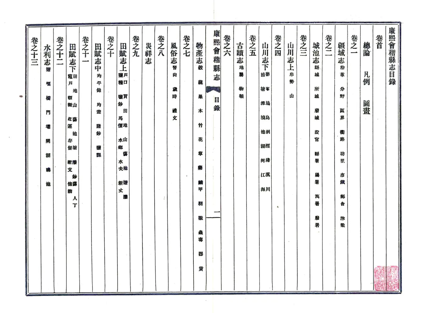会稽县志（康熙 民国铅印本） 在线预览第5页