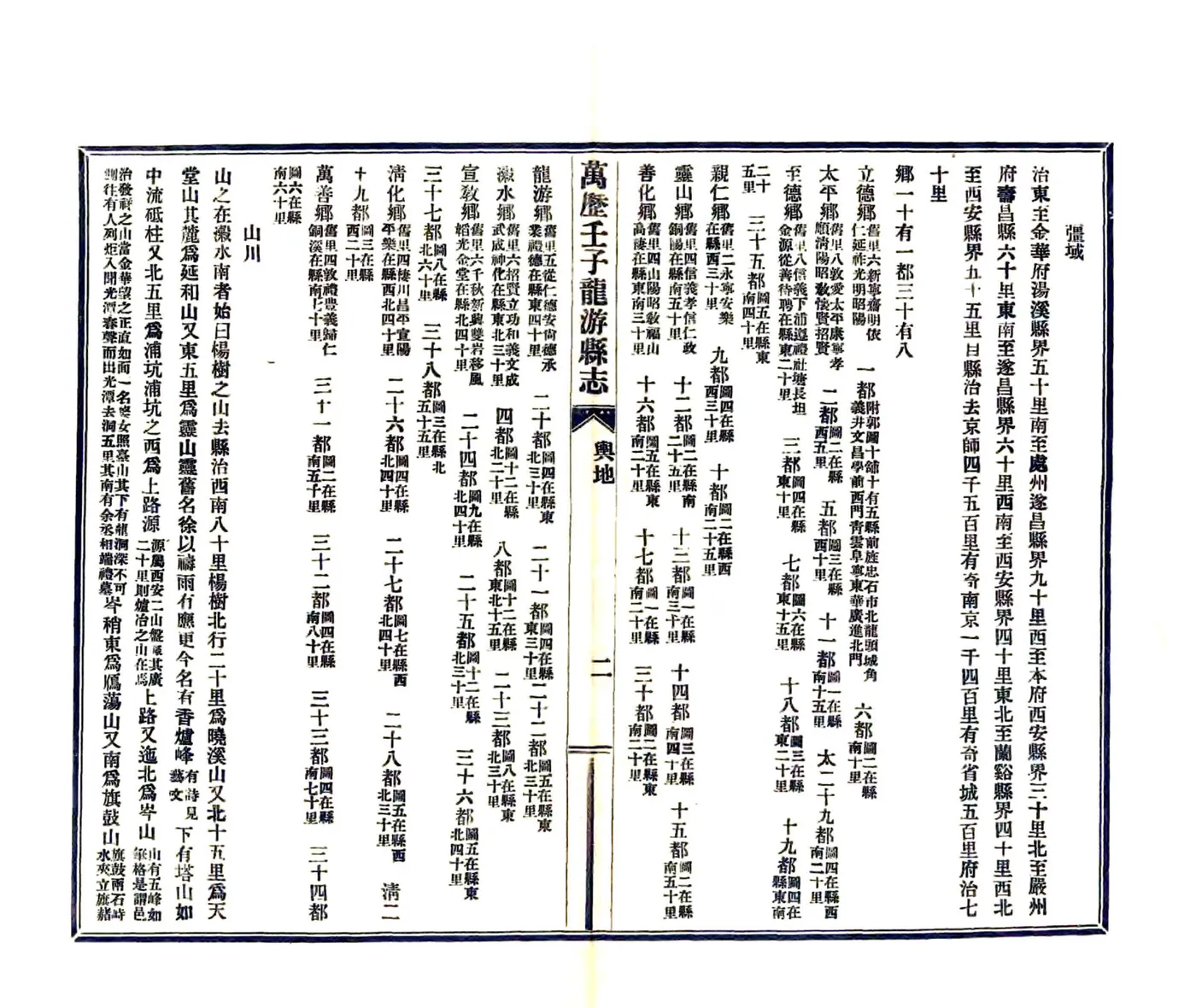 龙游县志（万历） 在线预览第2页