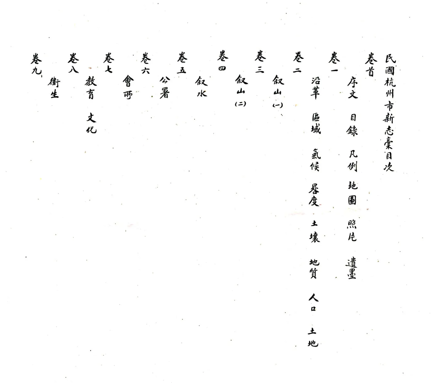 民国浙江诸市县新志稿 001-052 在线预览第4页