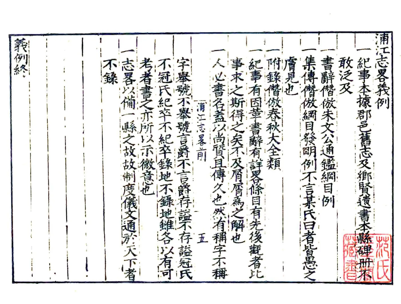 浦江志略（嘉靖） 在线预览第6页