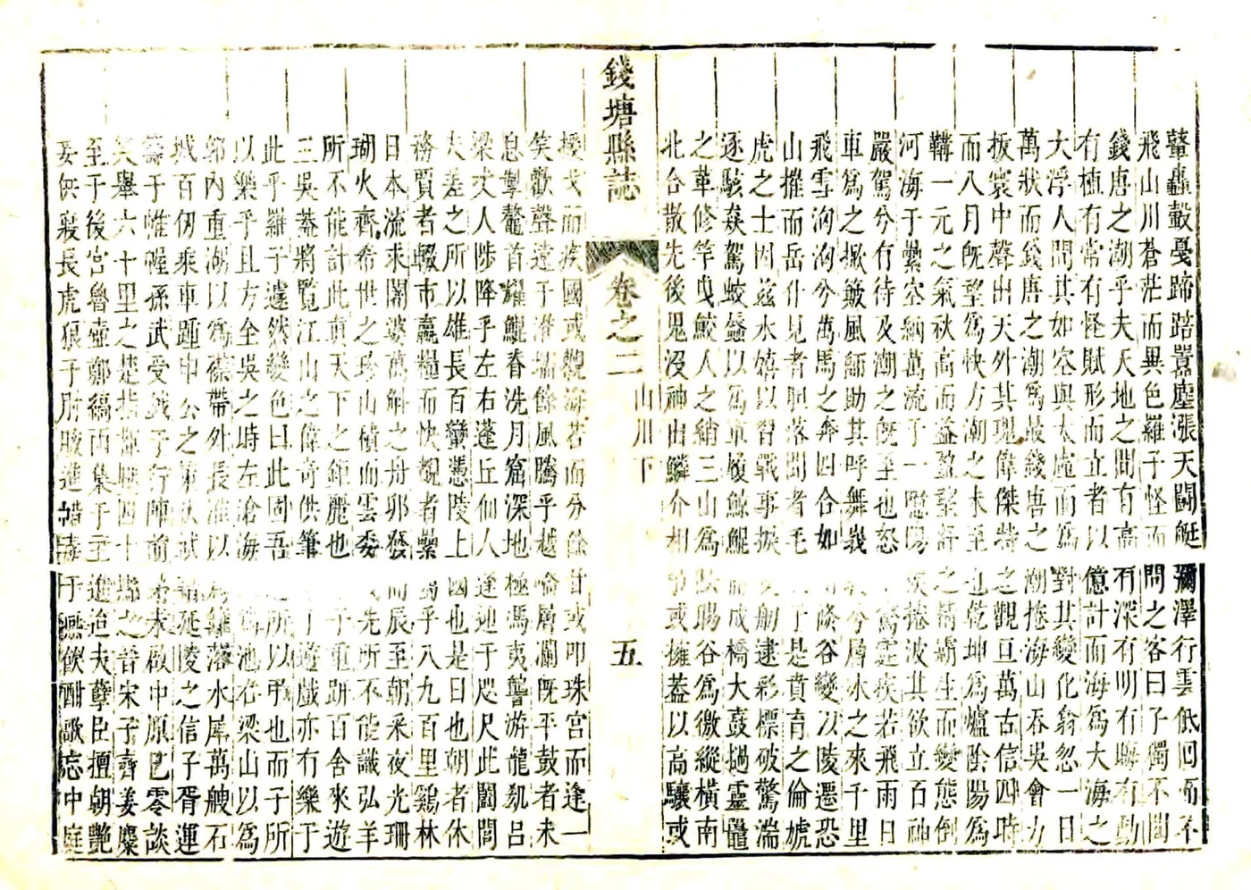 钱塘县志（康熙） 在线预览第5页