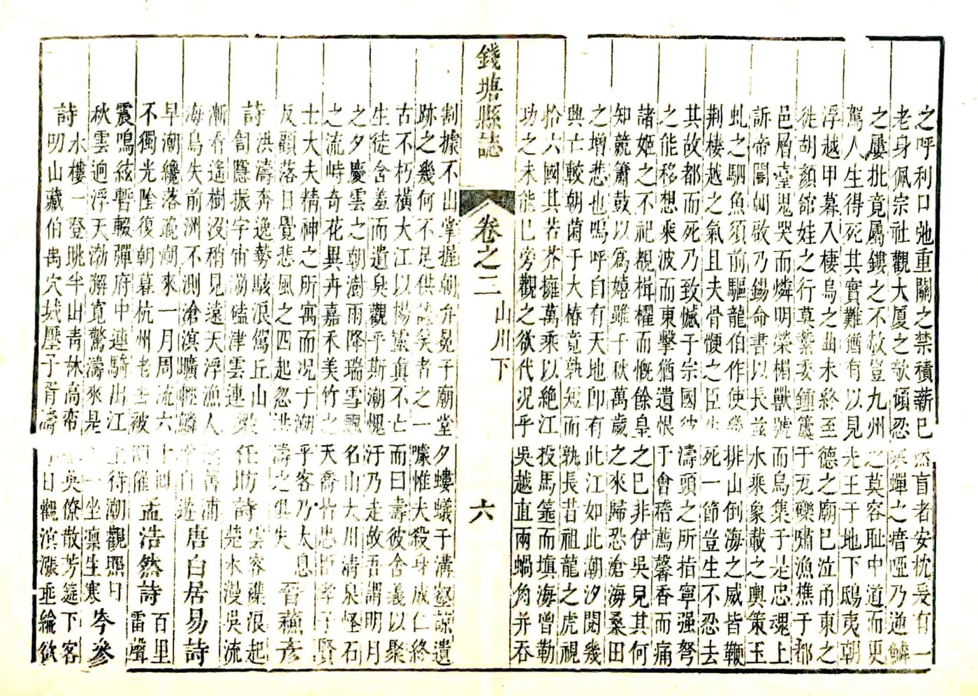 钱塘县志（康熙） 在线预览第6页