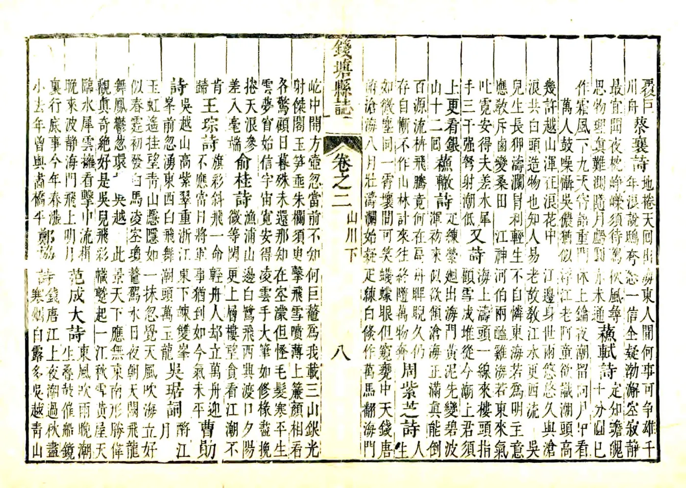 钱塘县志（康熙） 在线预览第8页