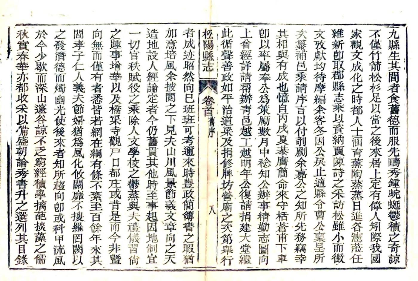 松阳县志（民国） 在线预览第8页