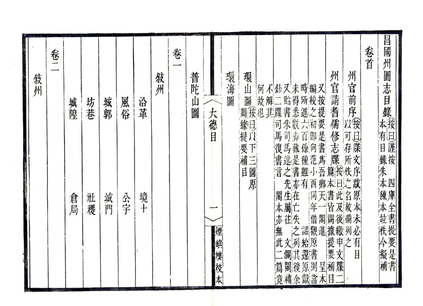宋元四明六志（咸丰 光绪刻本）大德昌国州图志 在线预览第5页