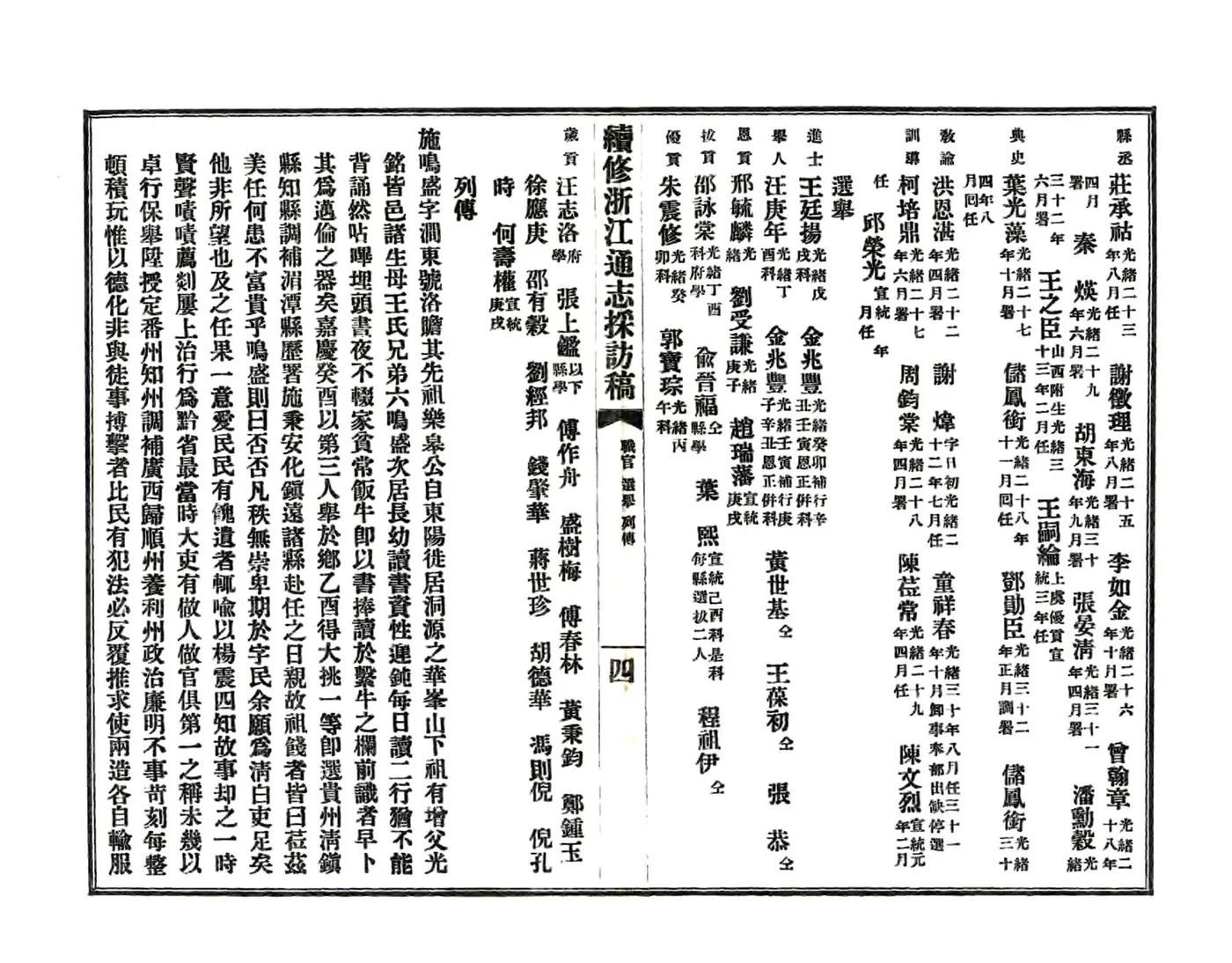 续修浙江通志采访稿（民国） 在线预览第5页