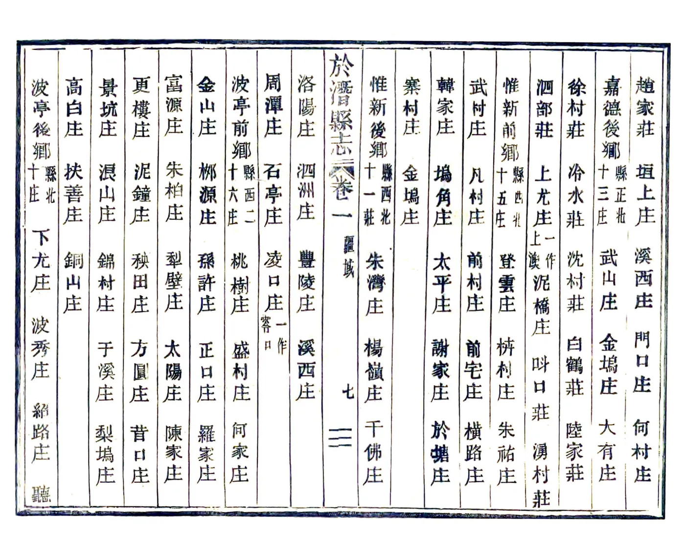 于潜县志（嘉庆 活字本） 在线预览第7页