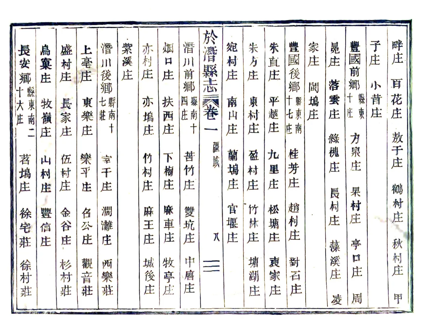 于潜县志（嘉庆 活字本） 在线预览第8页