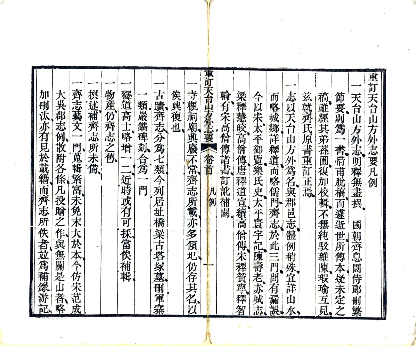 重订天台山方外志要（嘉庆） 在线预览第8页