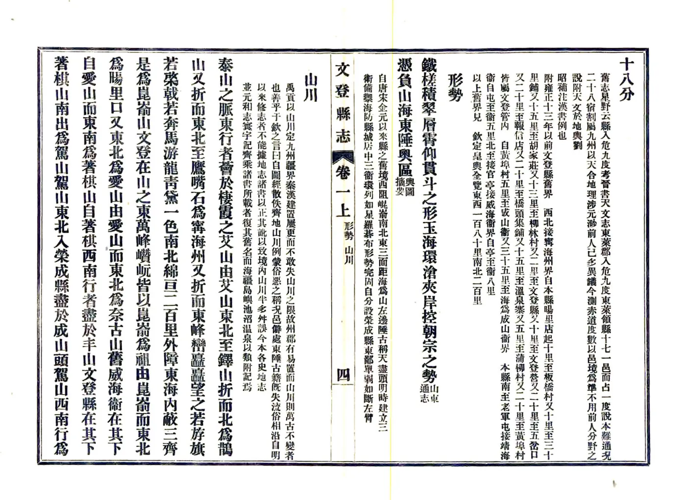 文登县志（光绪 民国22年铅印本） 在线预览第4页