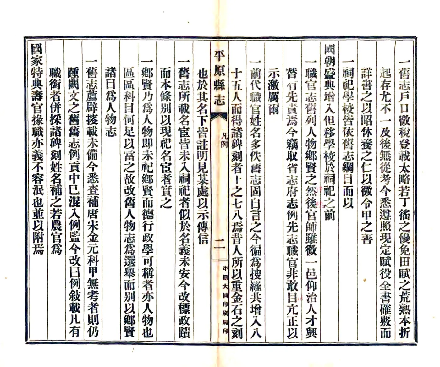 平原县志（乾隆 民国铅印本） 在线预览第8页
