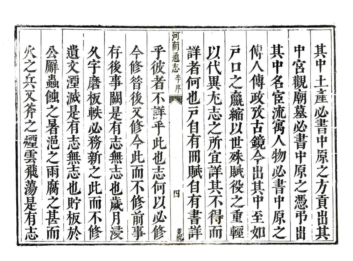 河南通志（康熙34年） (4个分卷) 在线预览第4页