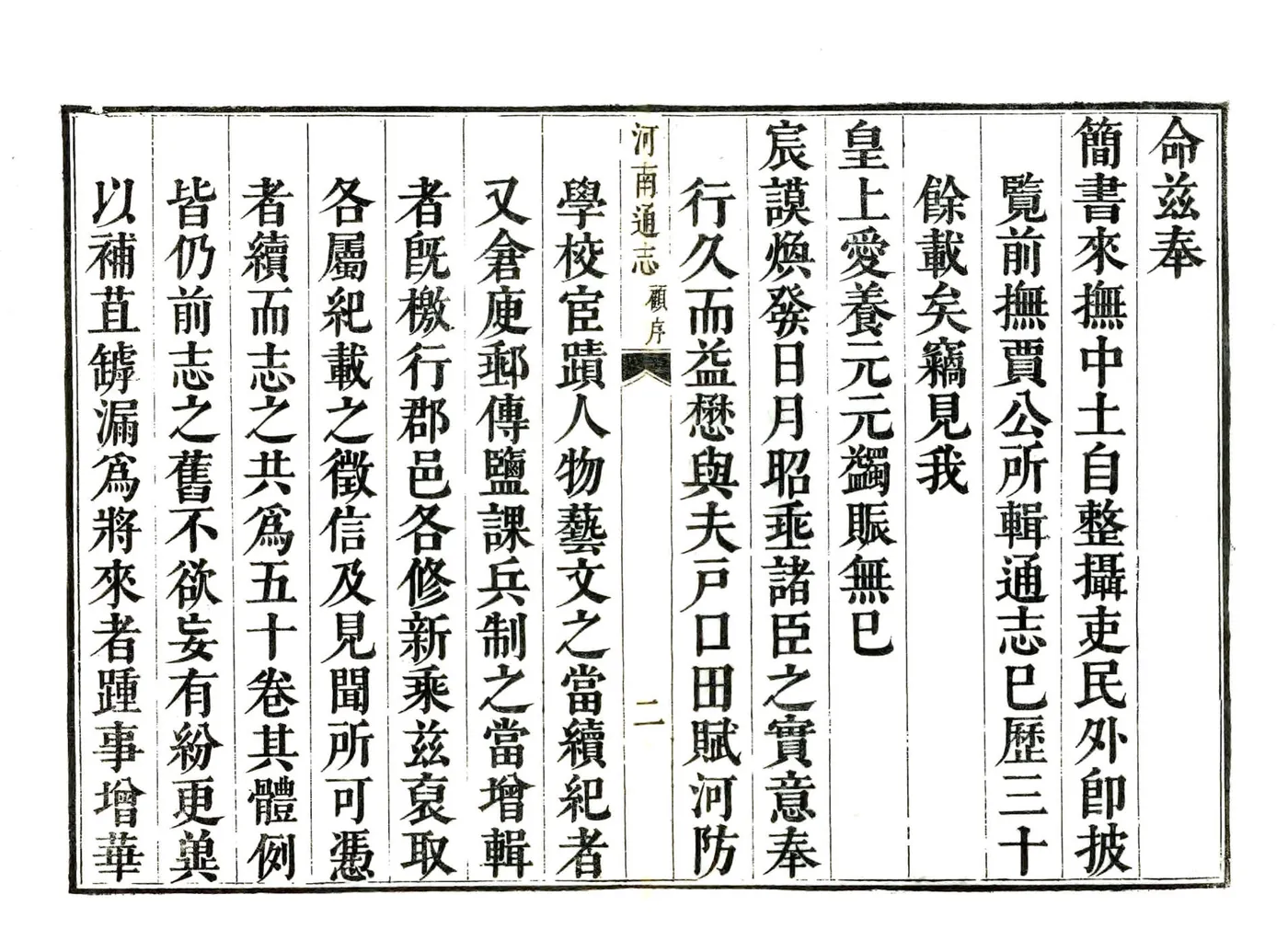 河南通志（康熙34年） (4个分卷) 在线预览第8页