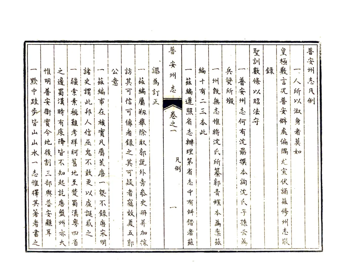 普安州志（乾隆）(20190327095030) 在线预览第8页