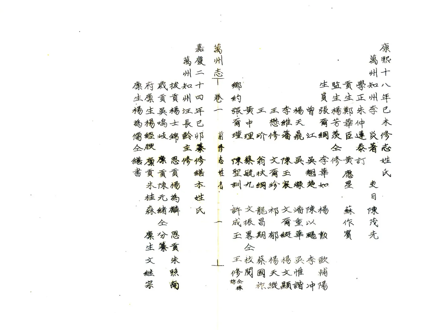 万州志（道光）(20190322211948) 在线预览第7页
