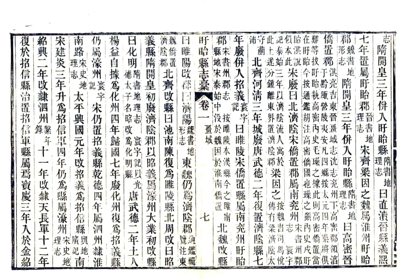 盱眙县志稿（光绪29年） 在线预览第7页