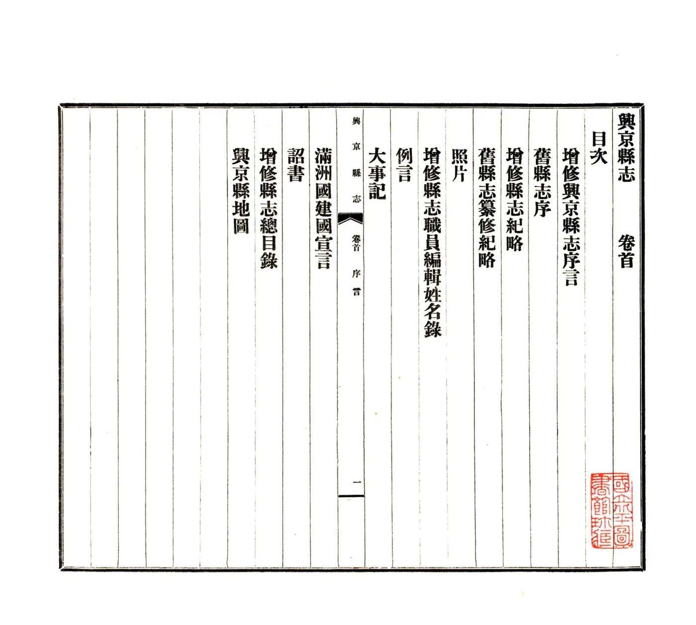 兴京县志（民国25年） 在线预览第2页